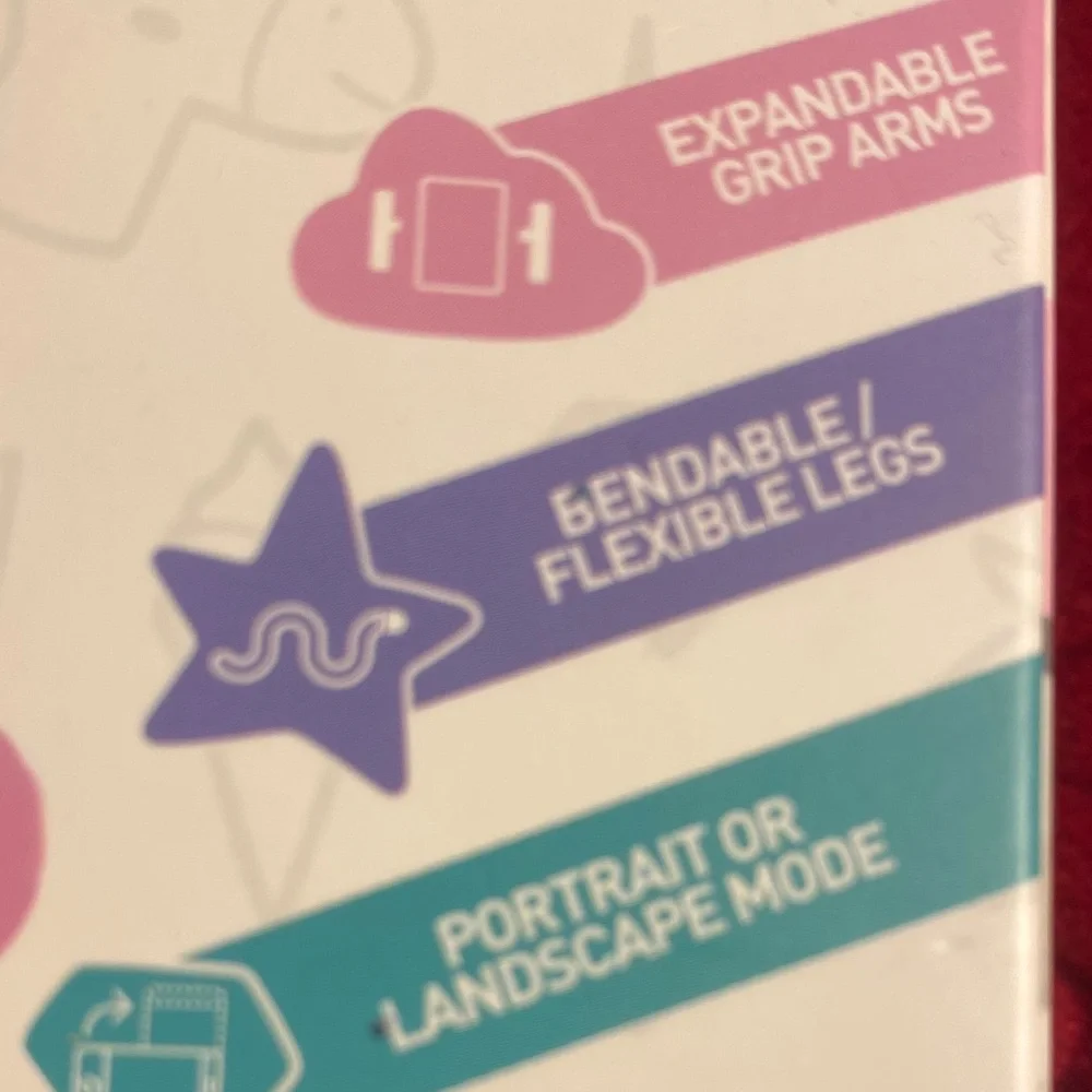 Premier Unicorn Flexi-Grip Smartphone Mount - White and Pink